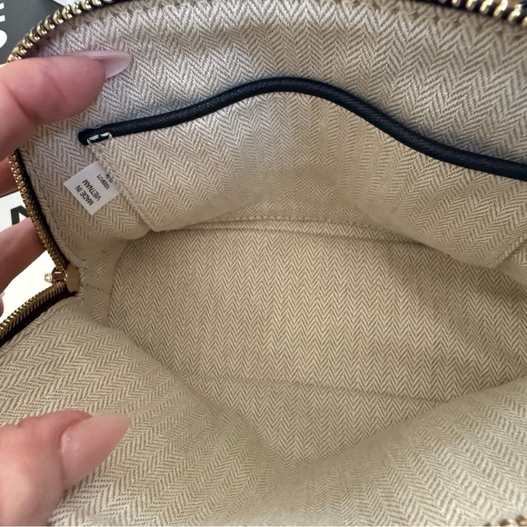 Tory Burch Emerson Mini Dome Satchel Crossbody – Black Saffiano Leather NWT - Picture 7 of 13